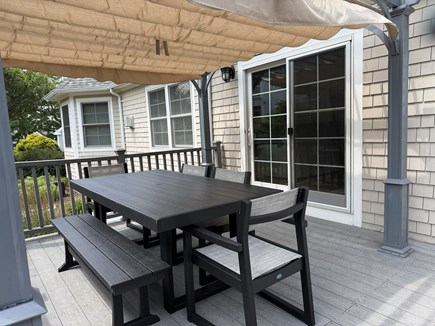 Dennis Village Cape Cod vacation rental - Back deck
