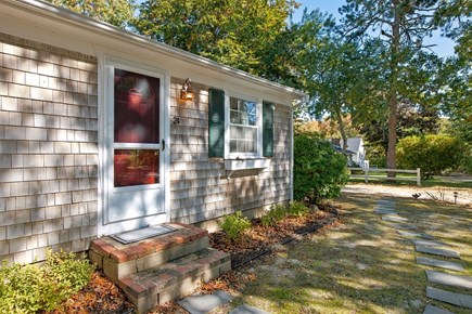 West Yarmouth Cape Cod vacation rental - Front path and entrance
