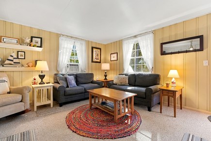 West Yarmouth Cape Cod vacation rental - Living room with comfy seating for five