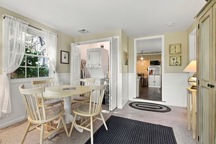 West Yarmouth Cape Cod vacation rental - Dining area just off kitchen. Includes washer/dryer