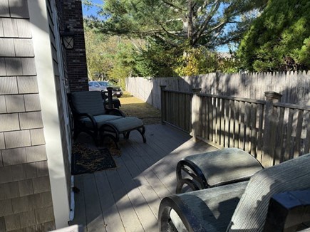 West Dennis Cape Cod vacation rental - Side Deck