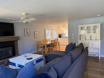 West Dennis Cape Cod vacation rental - Living and Dining Area