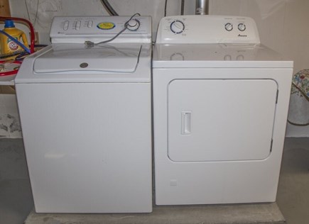 South Yarmouth Cape Cod vacation rental - Basement Laundry