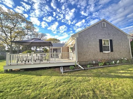 South Yarmouth Cape Cod vacation rental - Side Yard and Deck