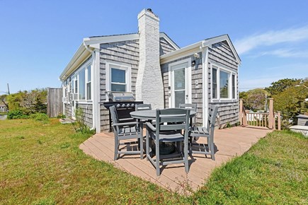 Dennis Cape Cod vacation rental - Deck with grill and outdoor dining