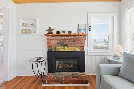 Dennis Cape Cod vacation rental - Living room with gas fireplace
