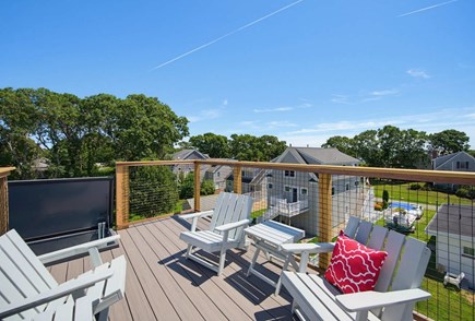 Pocasset Cape Cod vacation rental - Rooftop deck with partial water views