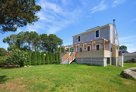 Pocasset Cape Cod vacation rental - Front exterior and lawn
