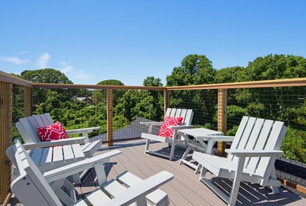 Pocasset Cape Cod vacation rental - Deck with Adirondack chairs