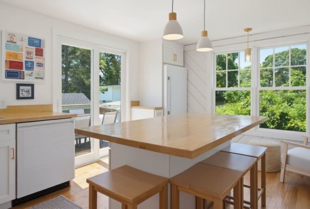 Pocasset Cape Cod vacation rental - Kitchen island with seating for five
