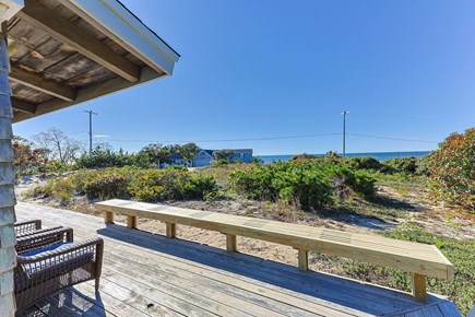 Eastham Cape Cod vacation rental - Wrap-around deck with water views