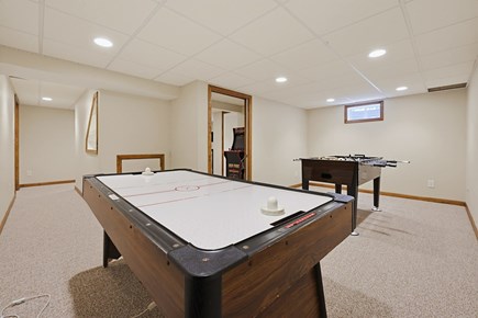 Brewster Cape Cod vacation rental - Game room with air hockey and foosball