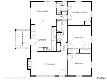 Dennis Port Cape Cod vacation rental - Floor Plan