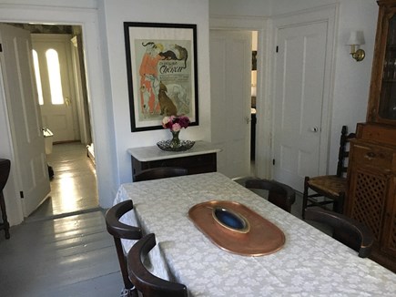 Wellfleet Cape Cod vacation rental - Dining room table seats eight comfortably