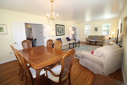 Orleans Cape Cod vacation rental - Living Room and Dining Room area