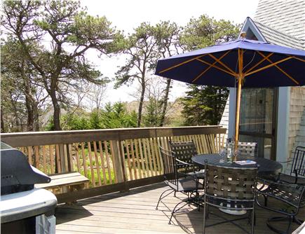 S. Chatham Cape Cod vacation rental - Sunny private deck- enjoy breakfast to sundowners (all day)