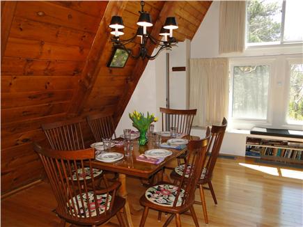 S. Chatham Cape Cod vacation rental - Dining area with great view to woods and water