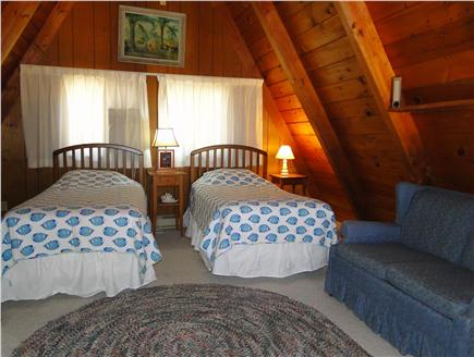 S. Chatham Cape Cod vacation rental - upper level twin beds (or king bed), adjacent to 1/2 bath