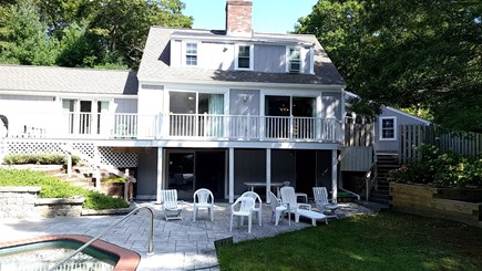 New Seabury Cape Cod vacation rental - The back of the house