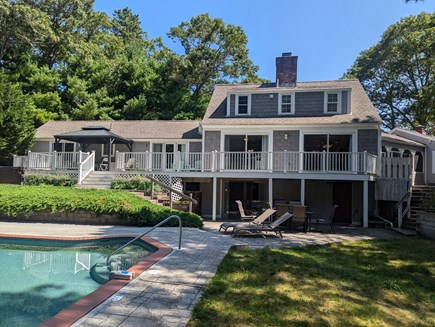 New Seabury Cape Cod vacation rental - The back of the house