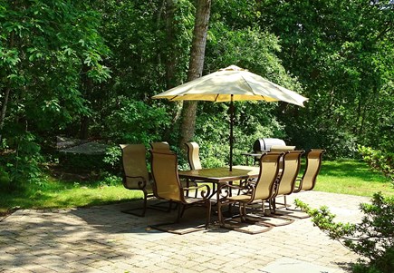 Barnstable Village  Cape Cod vacation rental - Enjoy a cookout on the backyard patio, hammock