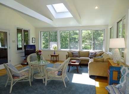 Barnstable Village  Cape Cod vacation rental - Enjoy a relaxing afternoon in the spacious sunroom w TV and foosb