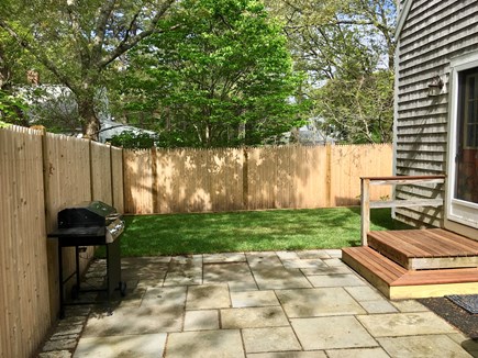 Cotuit Cape Cod vacation rental - Grill Area on side of house