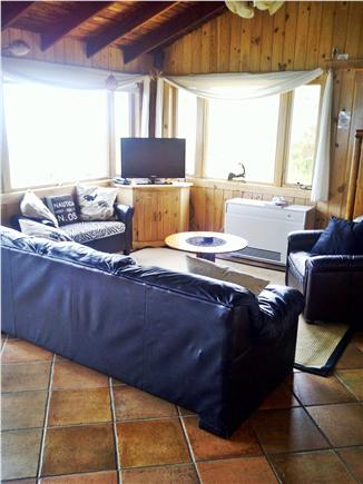 Wellfleet Cape Cod vacation rental - Living room area- Every room has a view