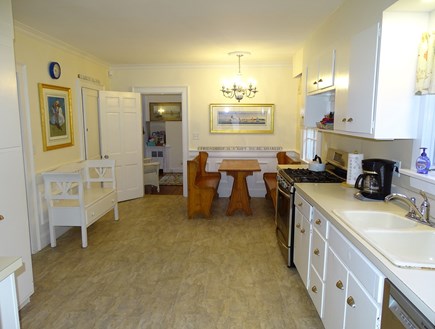 Chatham Cape Cod vacation rental - Kitchen w/ breakfast dining nook; recently updated new flooring