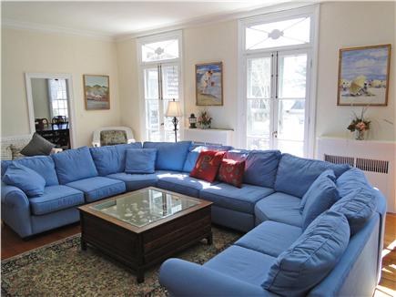 Chatham Cape Cod vacation rental - Bright, sunny, spacious living room with windows facing deck