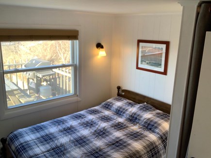 Eastham Cape Cod vacation rental - Master bedroom/ with washer & dryer