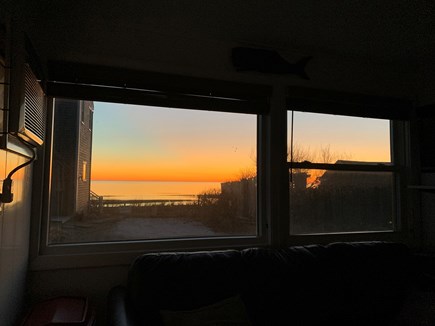 Eastham Cape Cod vacation rental - Sunsets from the couch