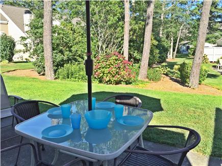 Ocean Edge Cape Cod vacation rental - View of  private patio & courtyard from the living area