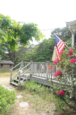 North Eastham Cape Cod vacation rental - Side deck