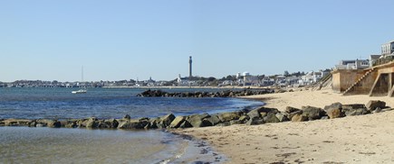 Provincetown, East End Cape Cod vacation rental - Beach in front of Grand View looking towards town
