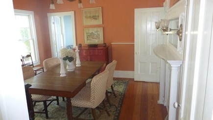 Provincetown, East End Cape Cod vacation rental - Classic dining room with table to seat eight