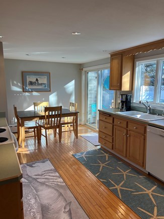 Chatham Cape Cod vacation rental - Other end of kitchen. Sliders lead out to the backyard.