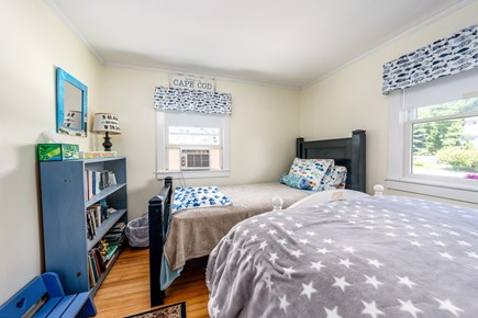 West Yarmouth Cape Cod vacation rental - Second BR Bookcase and closet to the left.