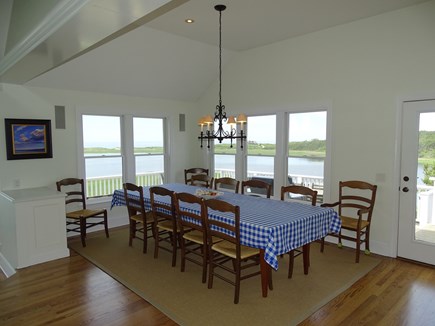 Wellfleet Cape Cod vacation rental - Spacious dining room that opens to the deck