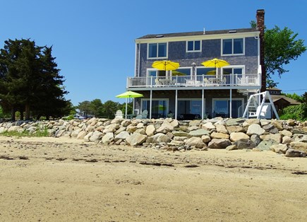 Kingston Bay/Near Plymouth MA vacation rental - Ocean side of house. Walk down new stone steps to beach.