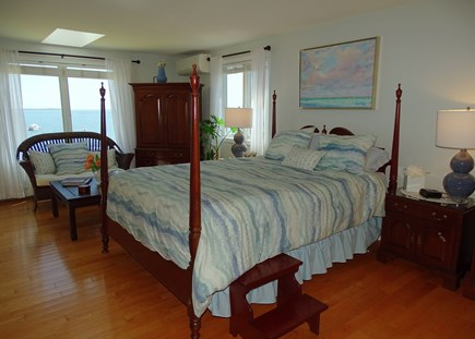 Kingston Bay/Near Plymouth MA vacation rental - Gorgeous upstairs Master w/ sitting area, bath, & ocean views
