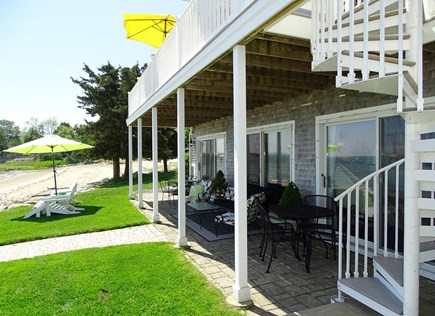 Kingston Bay/Near Plymouth MA vacation rental - Through suite sliders to lower patio with plenty of seating