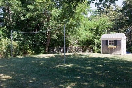 Hyannis Cape Cod vacation rental - Yard good for volleyball or badminton