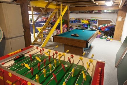 Hyannis Cape Cod vacation rental - Pool table and fussball  in the basement