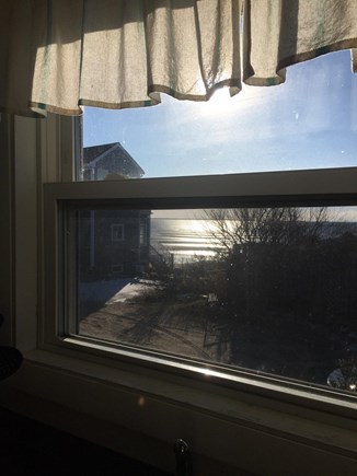 North Eastham on a sandy lane  Cape Cod vacation rental - View from the kitchen sink makes washing dishes more fun