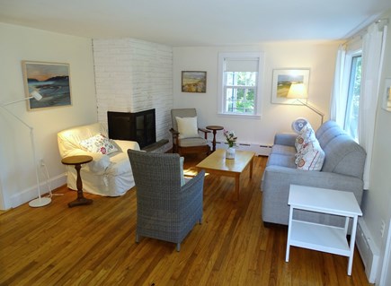 Wellfleet Cape Cod vacation rental - Living room with hardwood floors