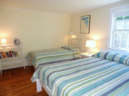 Wellfleet Cape Cod vacation rental - Main floor queen bedroom with twin bed