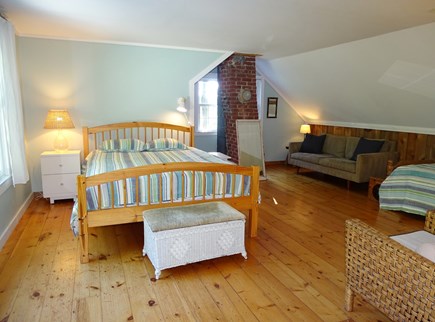 Wellfleet Cape Cod vacation rental - Large upstairs queen bedroom with twin