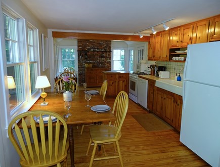 Wellfleet Cape Cod vacation rental - Dining area a part of the kitchen