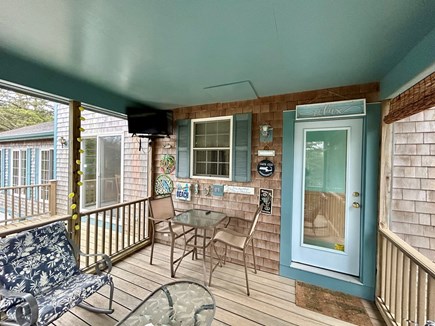 North Truro Cape Cod vacation rental - Screen porch looking in